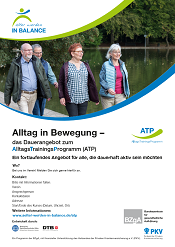 Poster zum Dauerangebot des AlltagsTrainingsProgramm (ATP) Posteransicht zum Dauerangebot des AlltagsTrainingsProgramm (ATP)