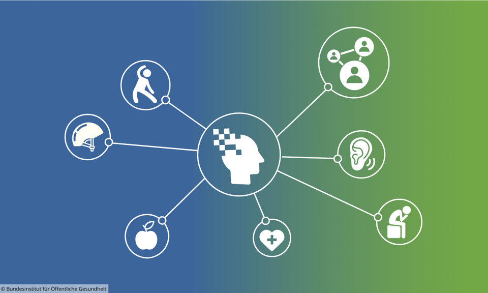 Logo der 8. Bundeskonferenz Gesund und aktiv aelter werden