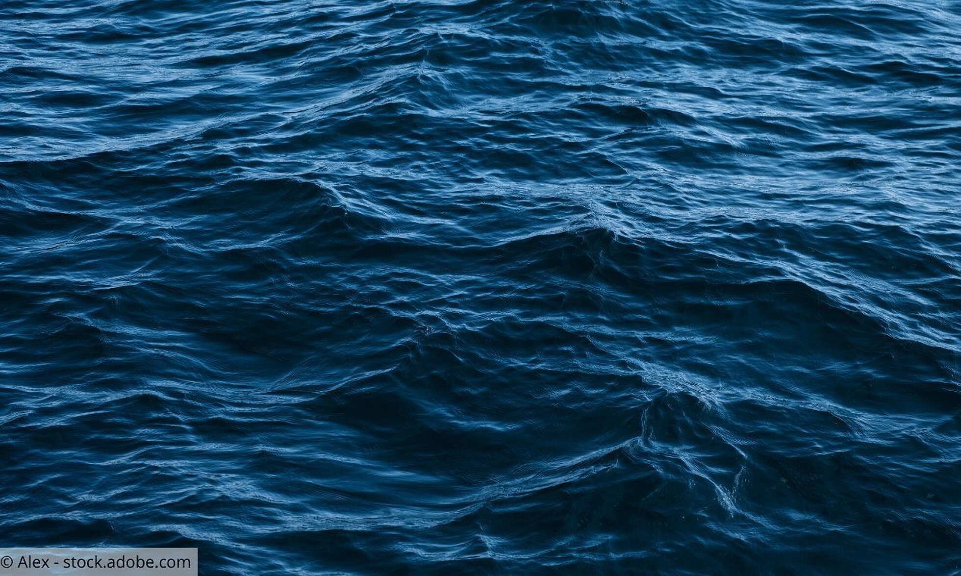Unruhiges Meerwasser