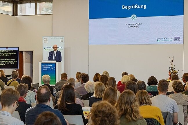 Bundeskonferenz Gesundes Alter 2023: Begrüßung durch Dr. Johannes Nießen