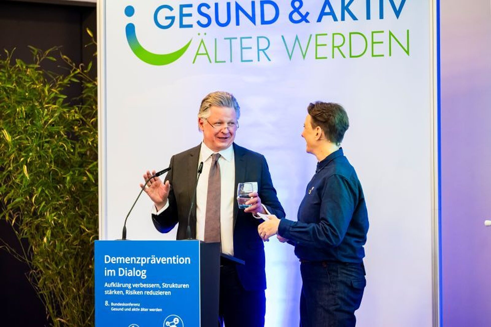 Bundeskonferenz Gesundes Alter 2026 Bundeskonferenz Gesundes Alter 2026: Prof. Dr. Jessen mit Okka Gundel