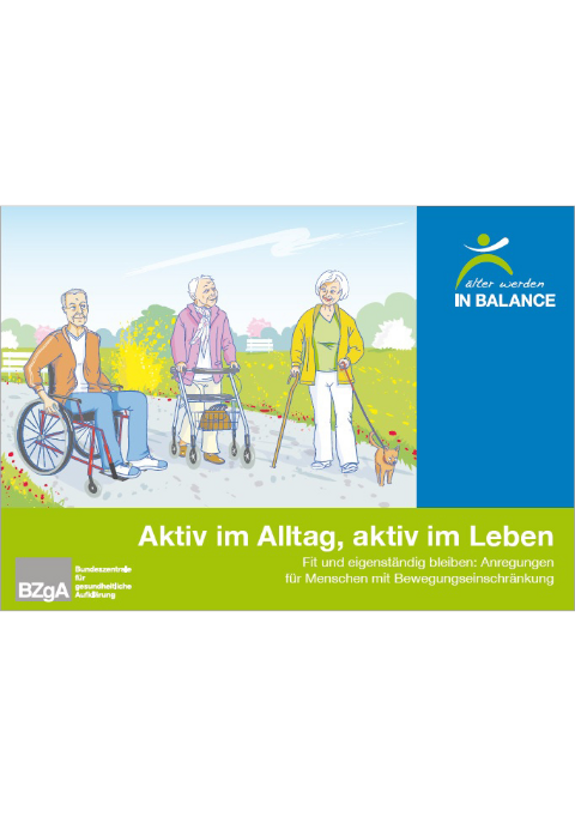 Cover Aktiv im Alltag, aktiv im Leben