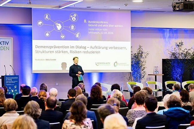 Bundeskonferenz Gesundes Alter 2026: Begrüßung Okka Gundel