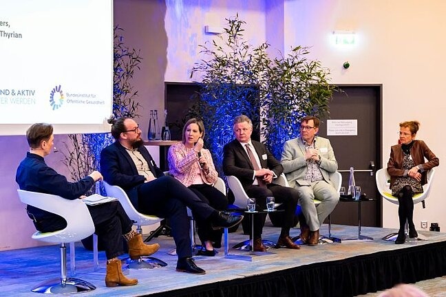 Bundeskonferenz Gesundes Alter 2026: Podiumsdiskussion mit 5 Expertinnen und Experten