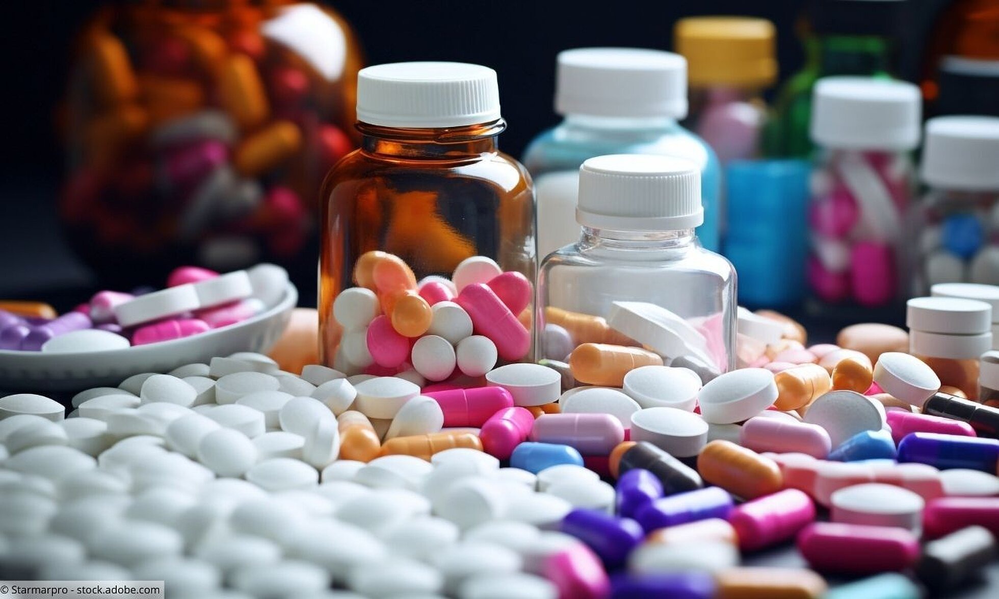 Medikamente und Sucht - Deutsche Hauptstelle für Suchtfragen e. V. Viele verschiedene Tabletten