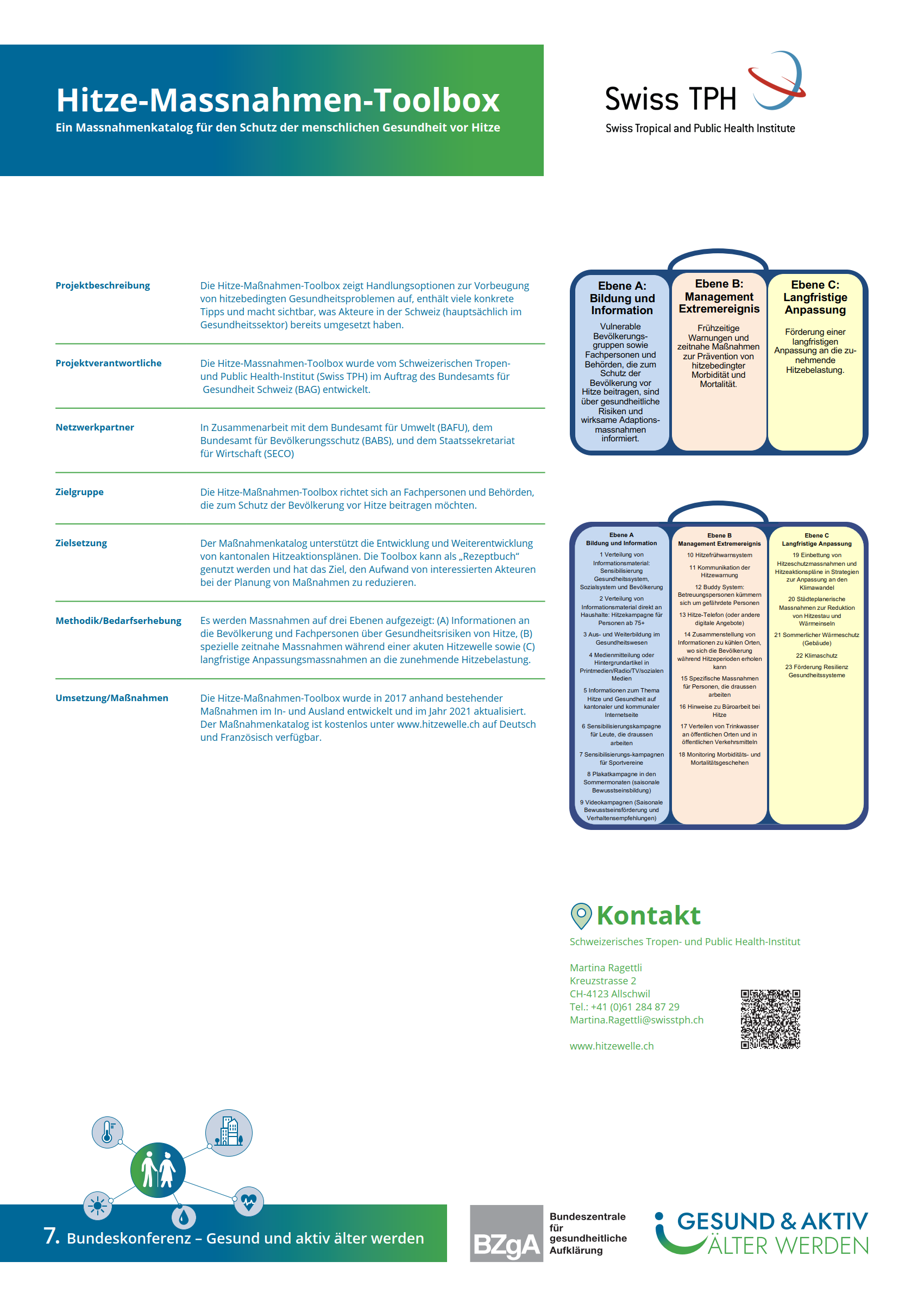 Poster Hitze-Massnahmen-Toolbox