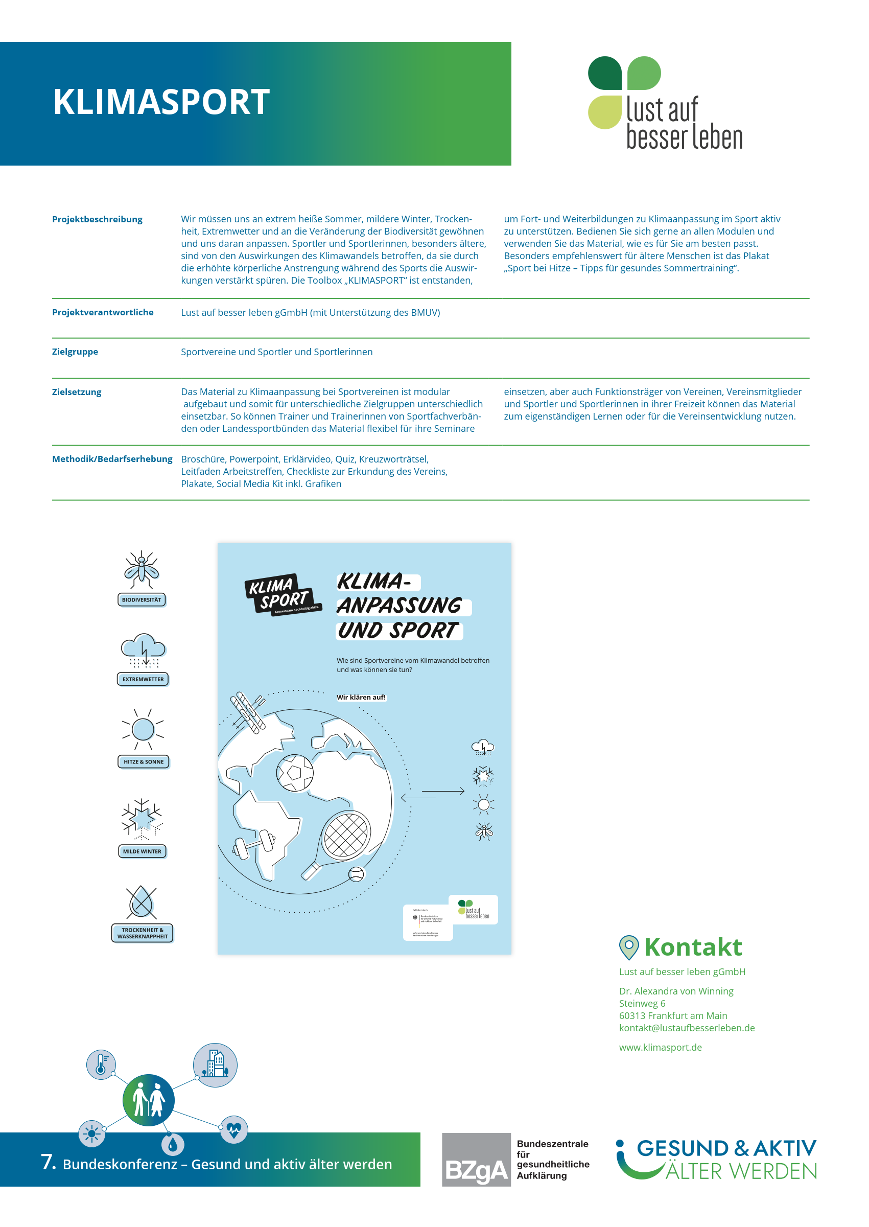 Poster Klimasport