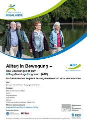 Posteransicht zum Dauerangebot des AlltagsTrainingsProgramm (ATP)