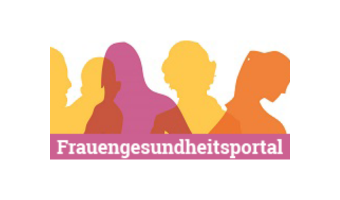Logo des Frauengesundheitsportals: Silhouetten von Frauen