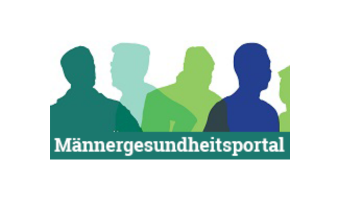 Logo des Männergesundheitsportals: Silhouetten von Männern